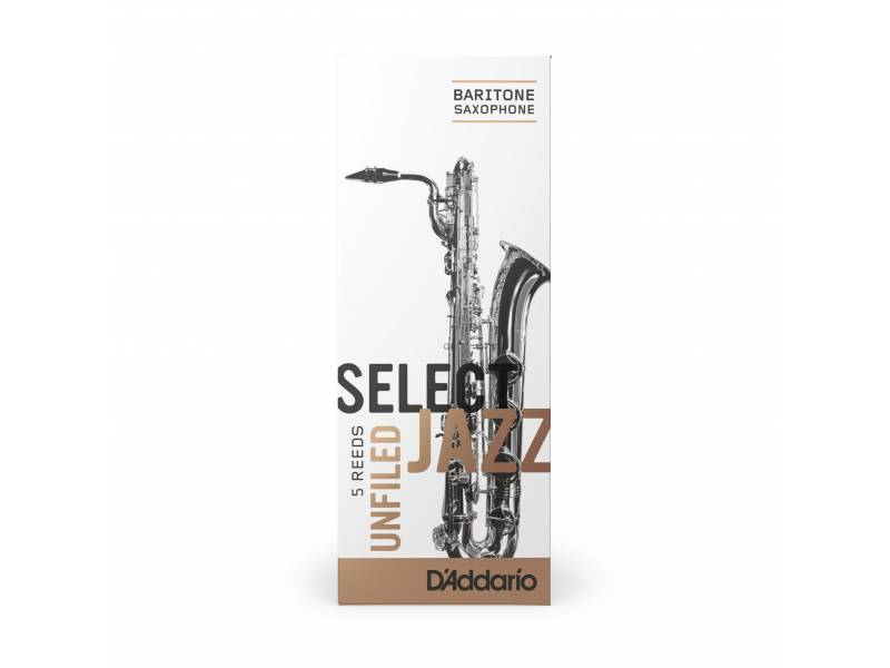 D'Addario Select Jazz Unfiled Baritone Saxophone Reeds